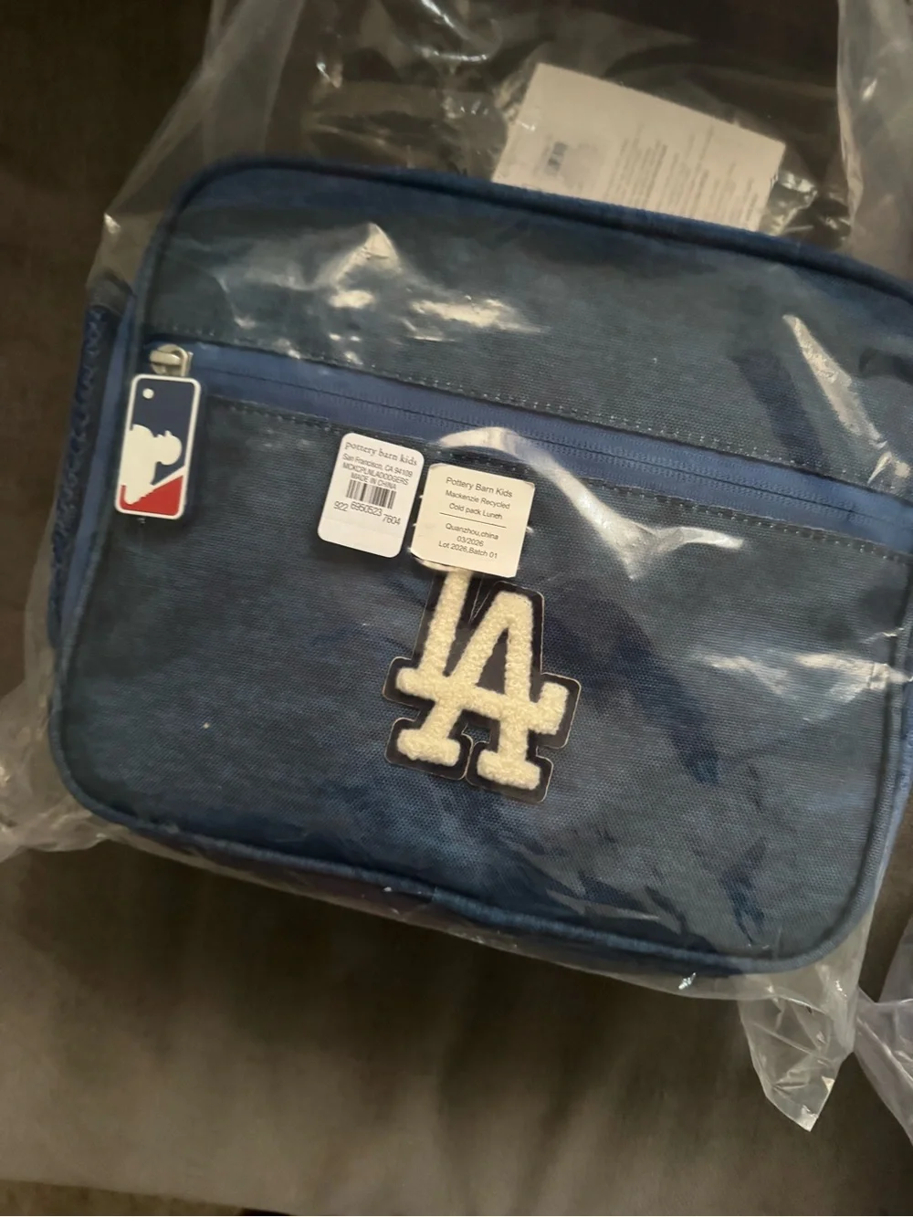 LA Dodgers Blue MLB Backpack for kids